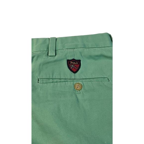 Polo Golf ralph lauren sea green sz 42 pleated fairway twill golf preppy shorts - Picture 3 of 8